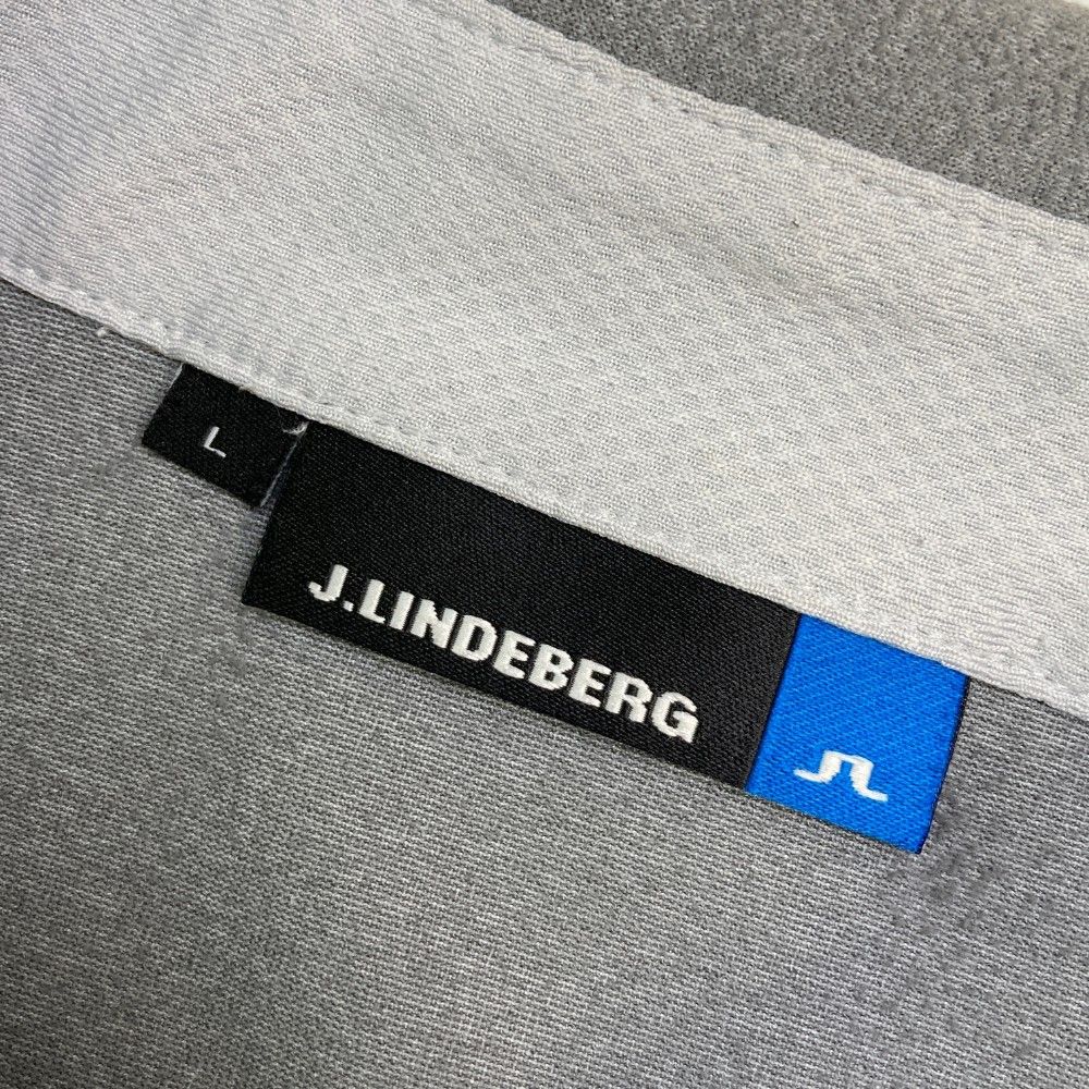 サイズ：L J.LINDEBERG ジェイリンドバーグ 裏起毛 ジップジャケット