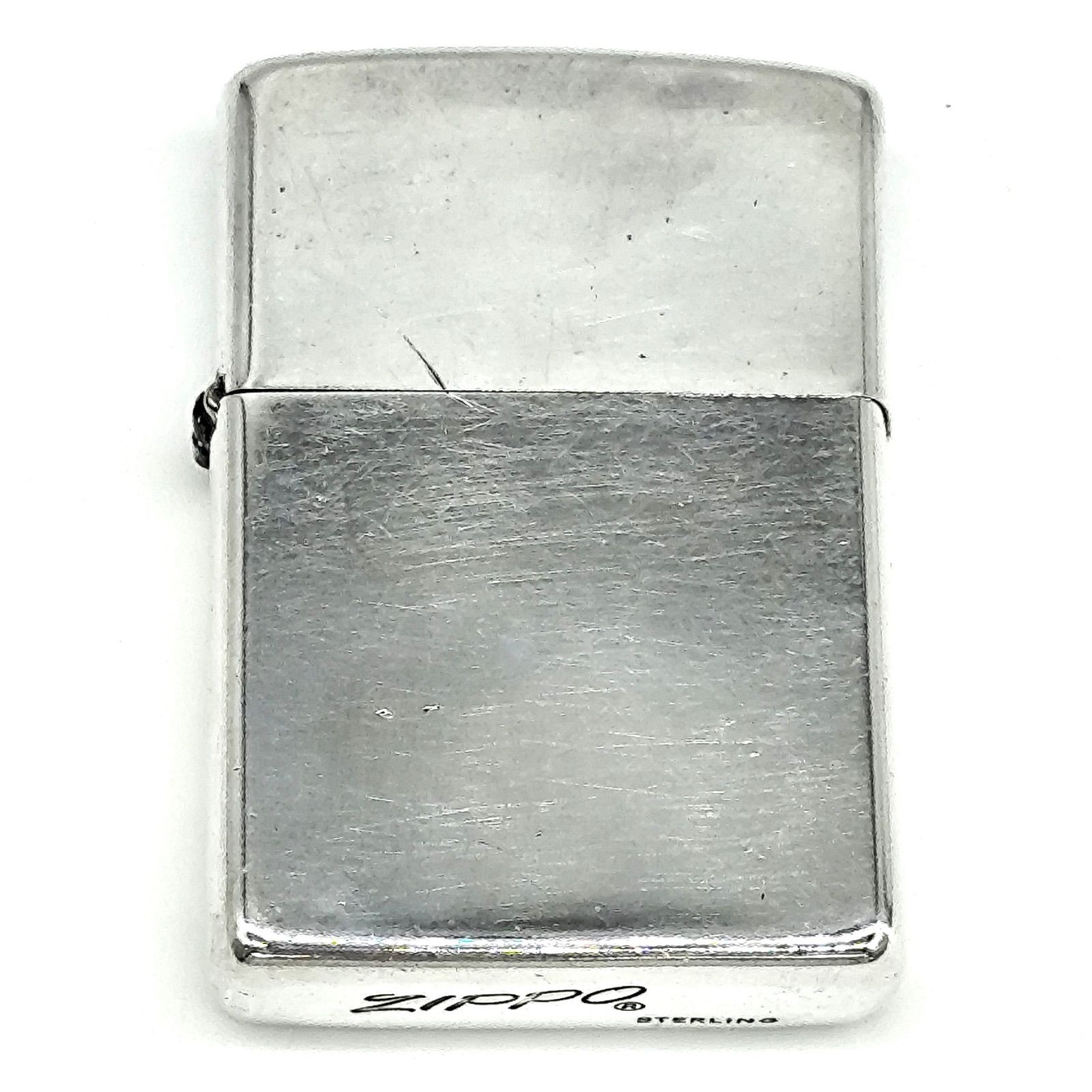 ZIPPO ジッポー オイルライター スターリングシルバー SV925 MADE IN USA 着火確認済 ケース 発火石予備 付き