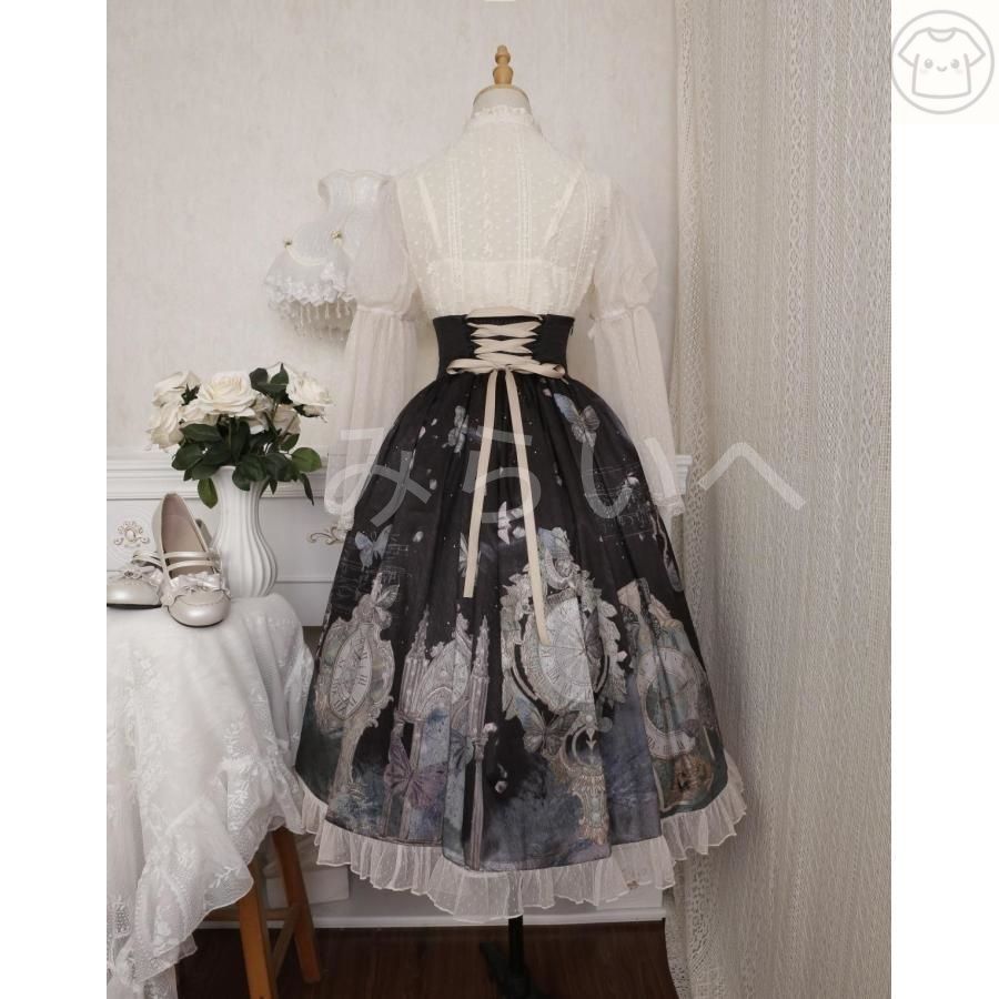 柄物 ロリータファッション