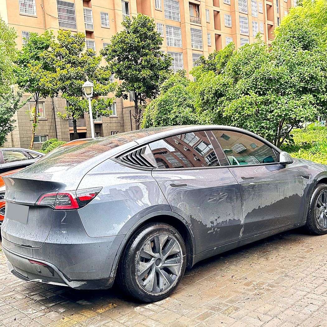 TESLA テスラ Model Y 2019年以降対応 サイドリアウィンドウ ルーバースタイル 外装ドレスアップパーツ デコレーションカバー 目玉商品 ZRG898
