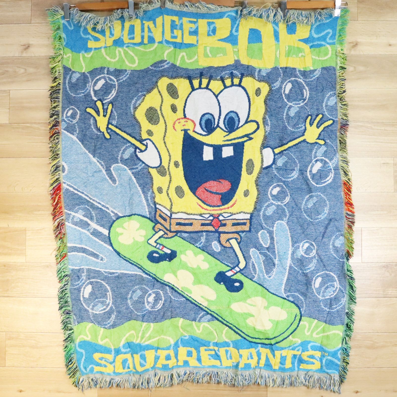 F5-9|O4.29-2 Spongebob スポンジボブ ラグ マット カーペット ブランケット テーブルクロス タペストリー ソファーカバー