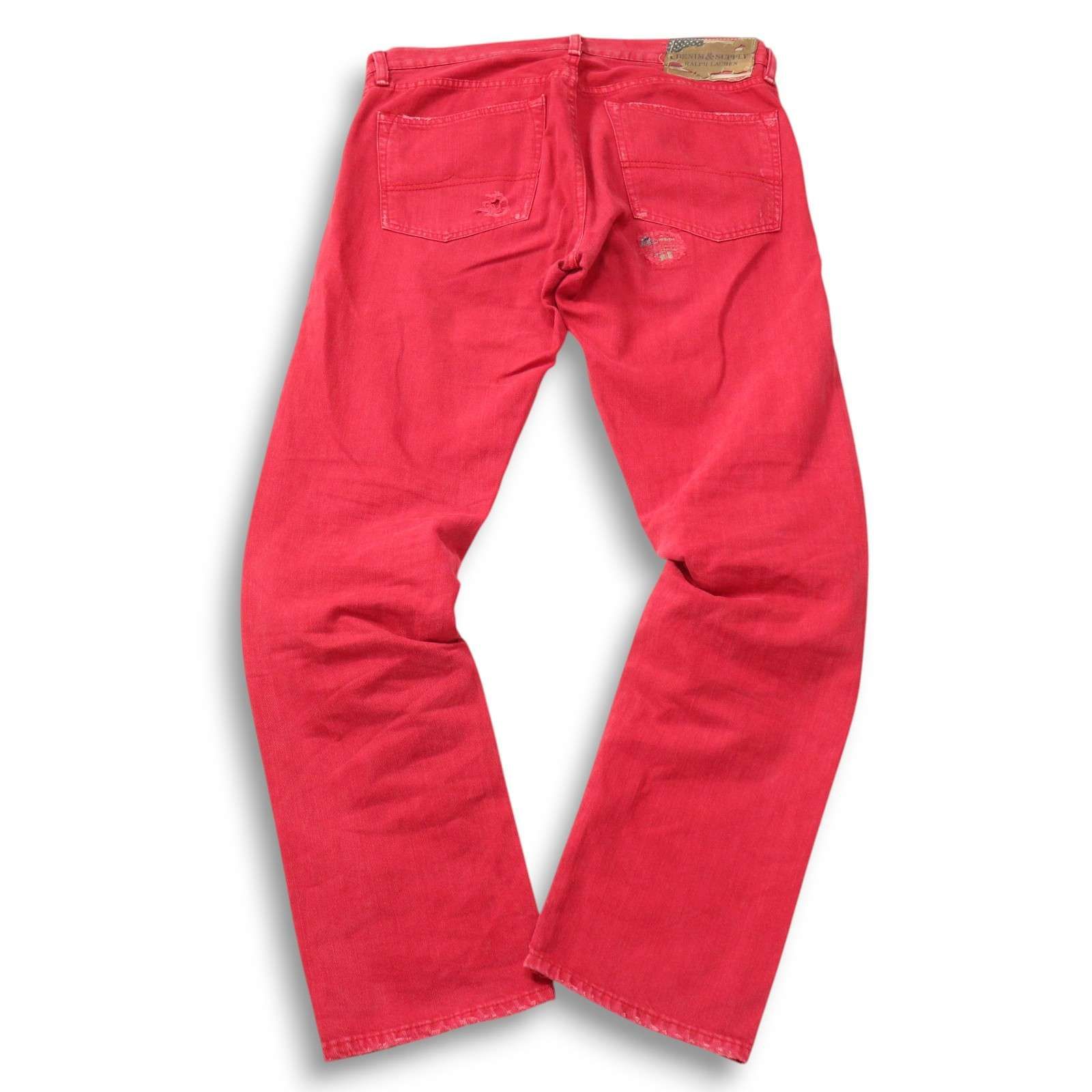 DENIM&SUPPLY ラルフローレン 通年 クラッシュ&リペア加工☆ SLIM