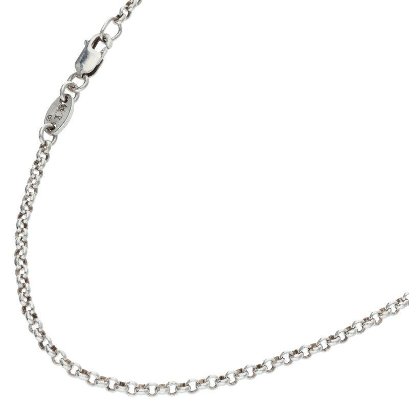 クロムハーツ NECKCHAIN R16 ロールチェーン16inch シルバーネックレス メンズ 16inch