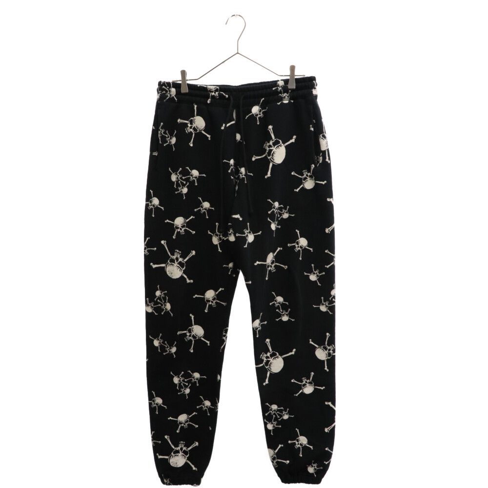 SAINT MICHAEL (セントマイケル) 23AW SA SWEAT PANTS SKULL BLACK SM