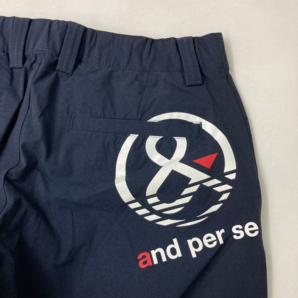 and per se ストライプ サマーニット サイズM アンパスィ ⭐︎ ゴルフウエア ⭐︎ Mサイズ and per se ストライプ