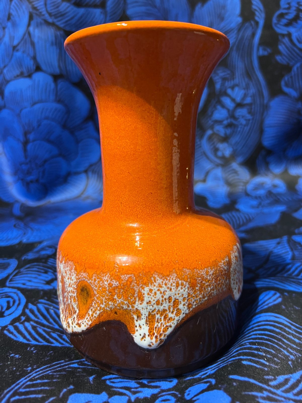 ビンテージ Fat lava ファットラヴァ フラワーベース 花瓶 西ドイツ