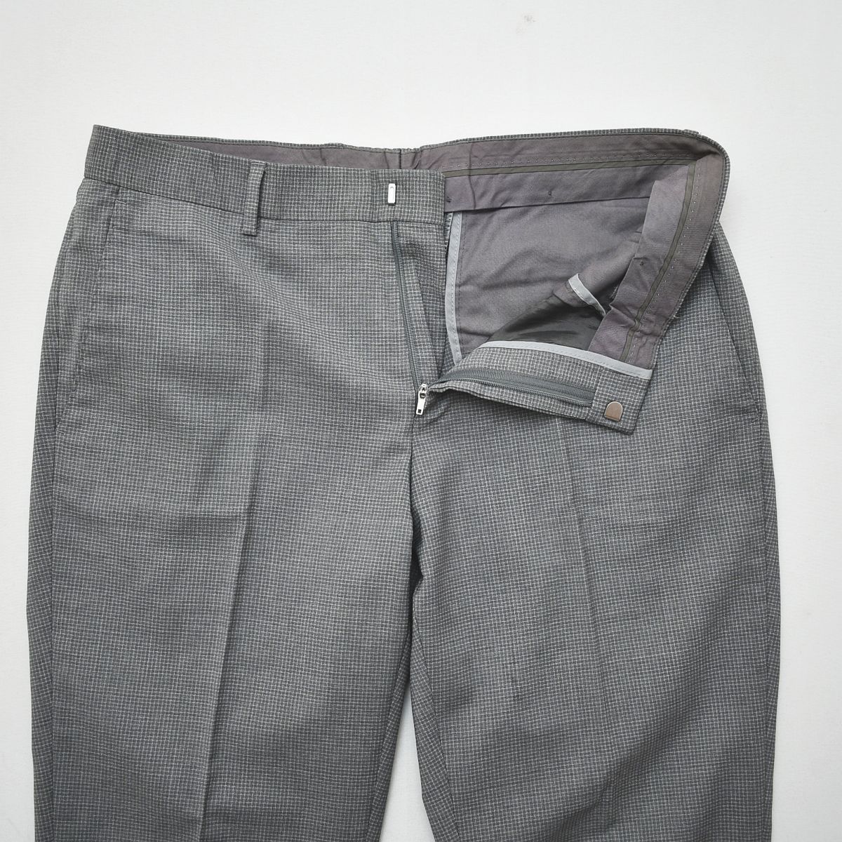 美品】 ヒューゴボス HUGO BOSS Lanificio Tesse マイクロチェック