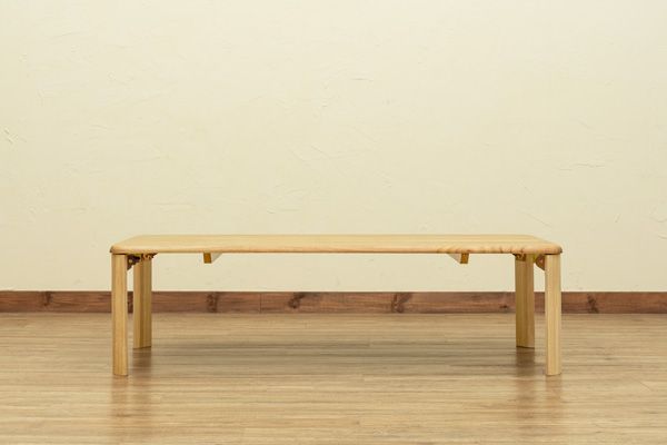 NEWウッディーテーブル 120x60 BR⁄NA 継脚付 ウッディテーブル 120×60