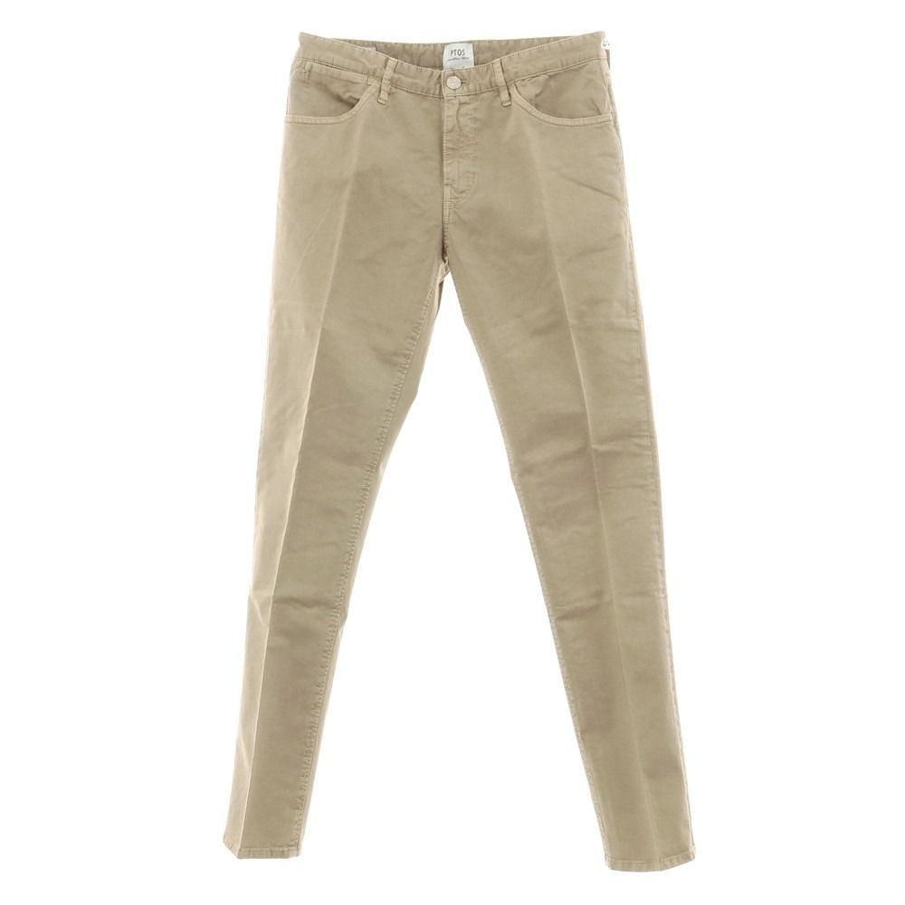 【中古】ピーティーゼロチンクエ PT05 SWING ストレッチ コットン 5ポケットパンツ ベージュ【サイズ32】【メンズ】