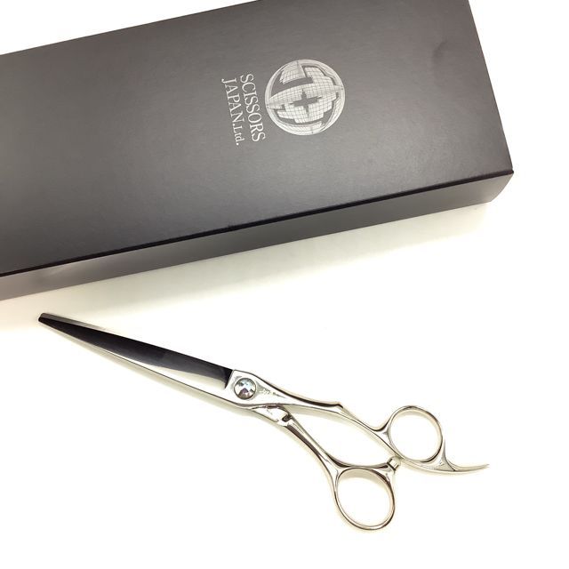 ♥ シザーズジャパンSCISSORS JAPAN QVHR70i17N 800R刃線 シザー オフセット 理容 美容ハサミ 美容師 理容師 右利き 7インチ sc2627