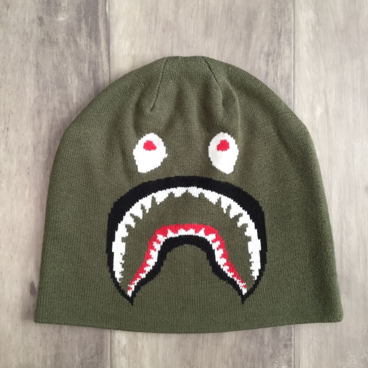 BAPE シャーク ニットキャップ shark ベイプ ape エイプ - メルカリ