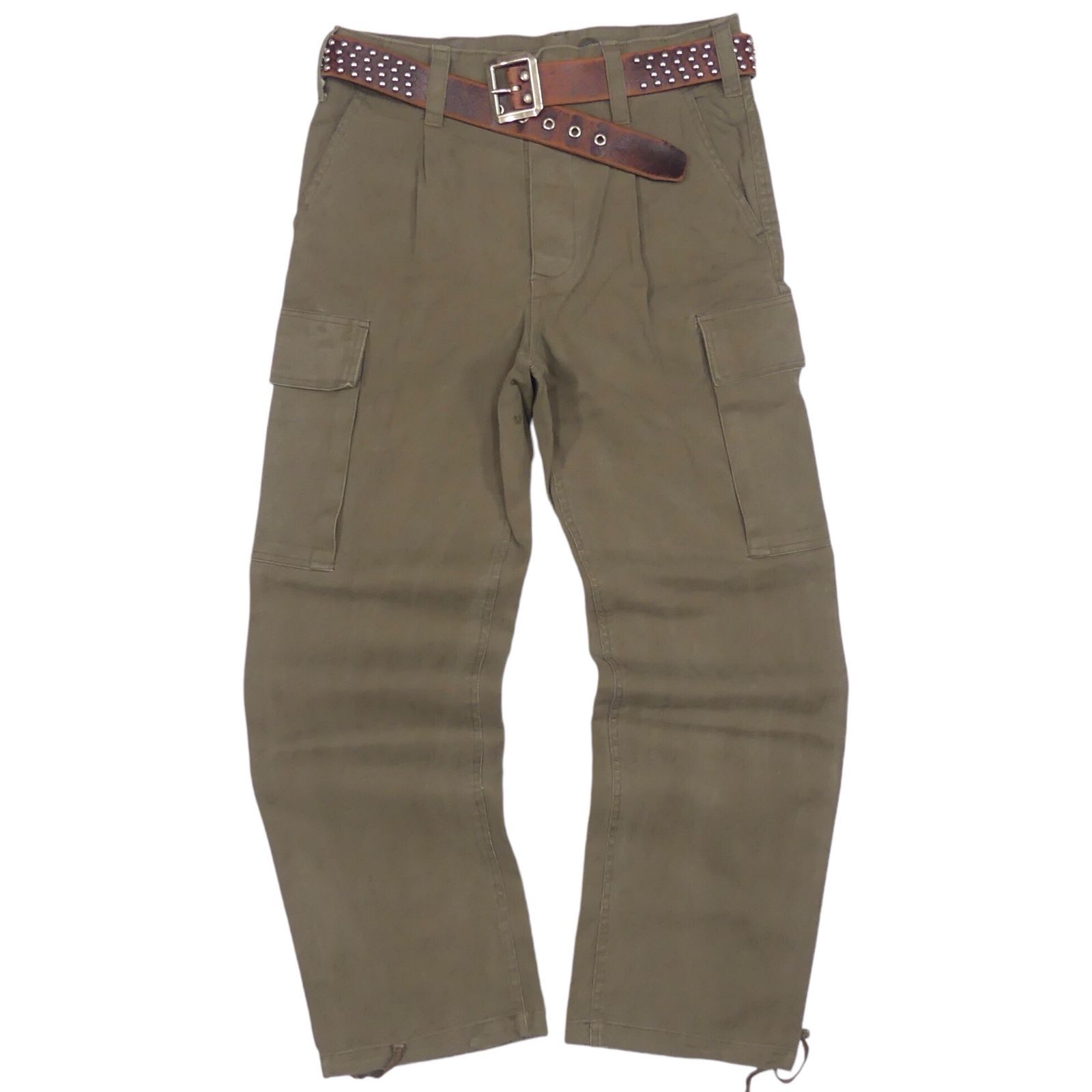 90s ドイツ軍 カーゴパンツ モールスキン カーキ 希少 ミリタリー 古着 ドイツ軍 90s モールスキンカーゴパンツ 軍物 軍服 古着 メンズ