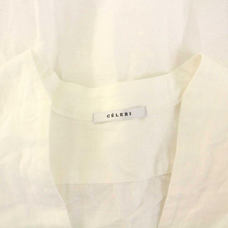 セルリ CELERI リネンファーストドレス ワンピース ロング 長袖