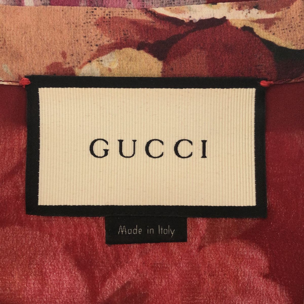 ◇中古品◇GUCCI グッチ ワンピース シルク フローラル フラワー