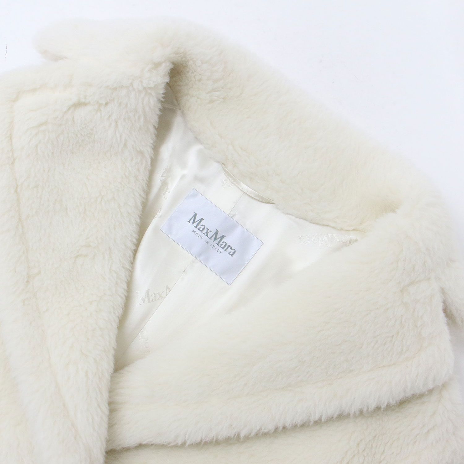 美品 Max Mara マックスマーラ コート ロング テディベア 23秋冬