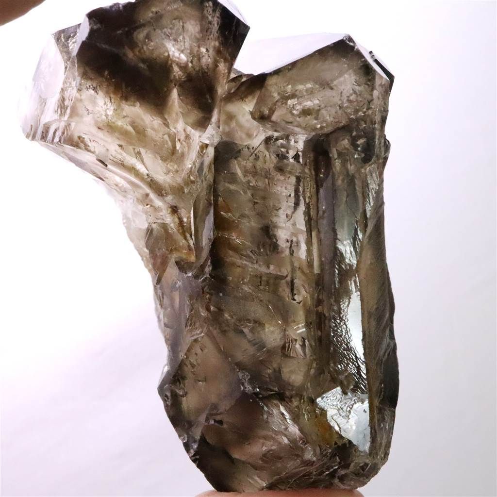 タンザニア産 モンドクォーツ スモーキー エレスチャル 177g 【榎本