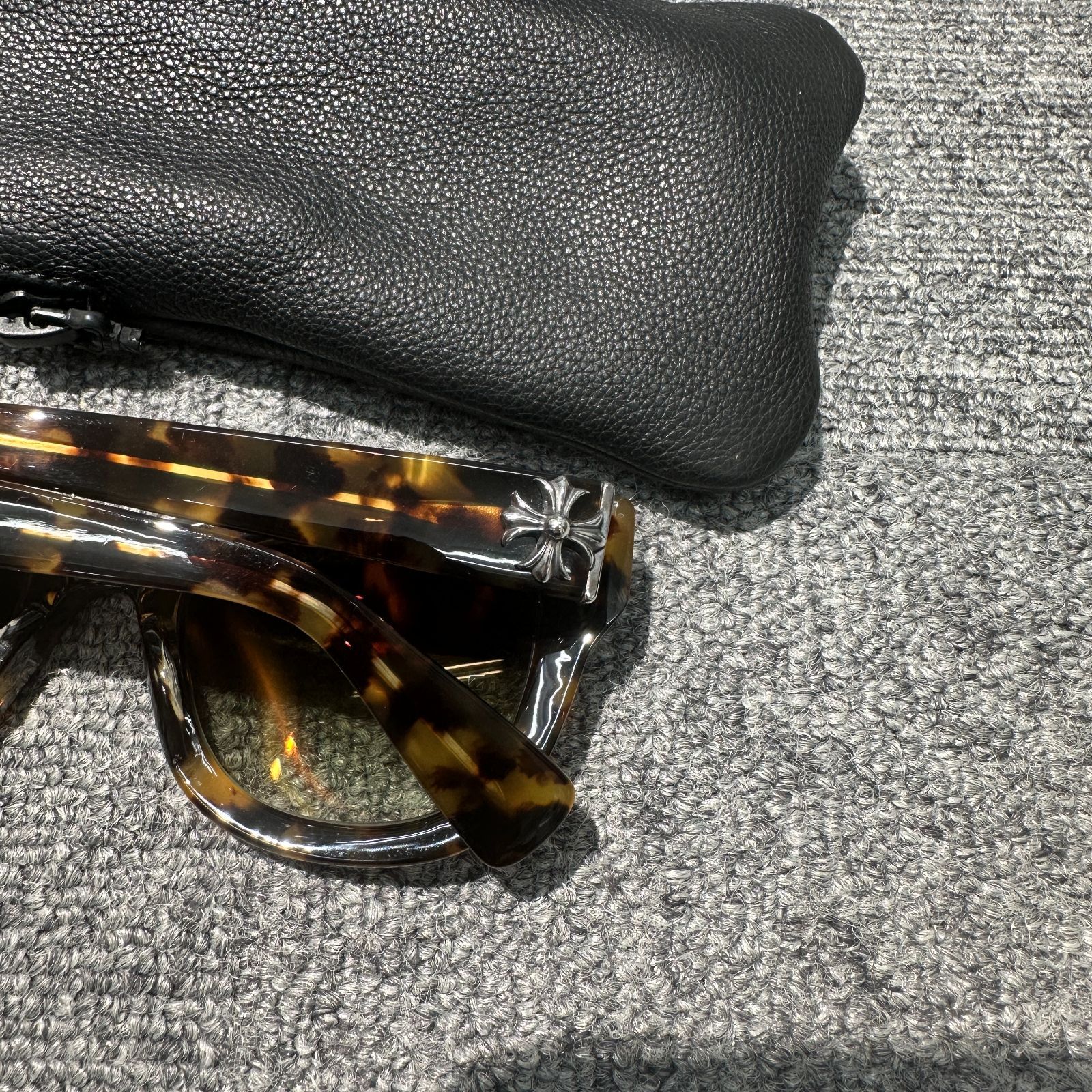 新品未使用 クロムハーツ TEAP DROP JONNY II ヒョウ柄 サングラス 