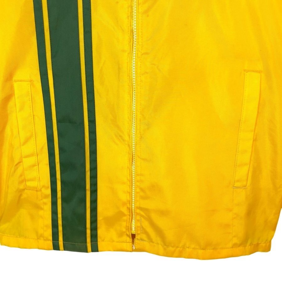 MANIC DEE 00s Y2K ラグラントラックジャケット 日本製 黄 M z□90s□チャンピオン/championトラックジャケット/ジャージ【L