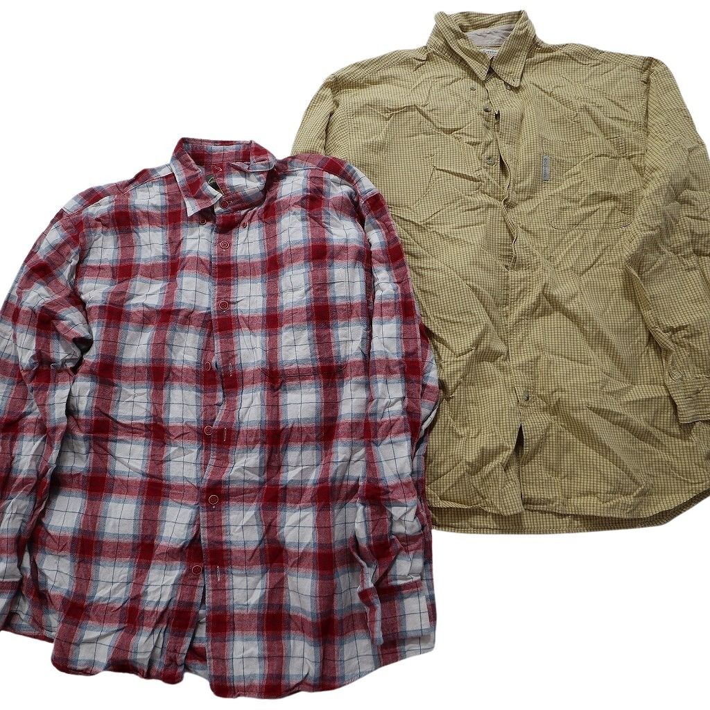 古着卸 まとめ売り アウトドアブランドMIX 長袖シャツ 10枚セット  