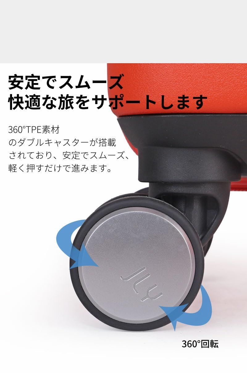 旅行 海外 TSAロック ダブルキャスター ビジネス 静音 大容量 出張 耐衝撃 大型100l キャリーバッグ 3泊4日 オレンジ S|M|Lサイズ 軽量 Sサイズ|19 機内持ち込み キャリーケース 拡張機能付き インチ 55x40x20.5cm スーツケ