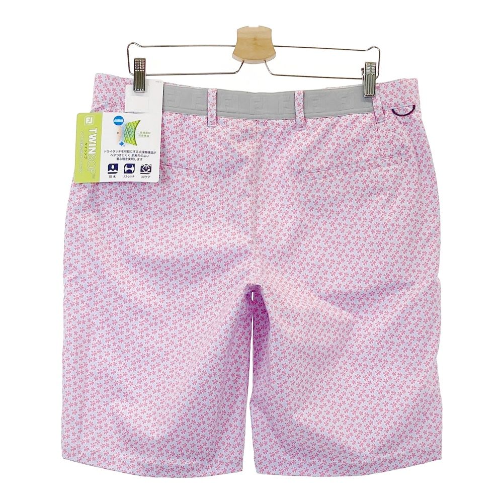 サイズ 2XL FOOT JOY フットジョイ モデル ハーフパンツ 花柄 ブルー系 240101520106 ゴルフウェア メンズ ストスト