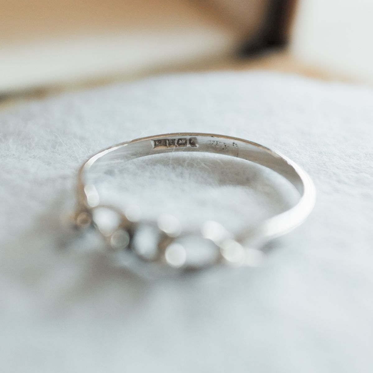 英国製 1985年 ヴィンテージ】シルバー リング ホールマーク