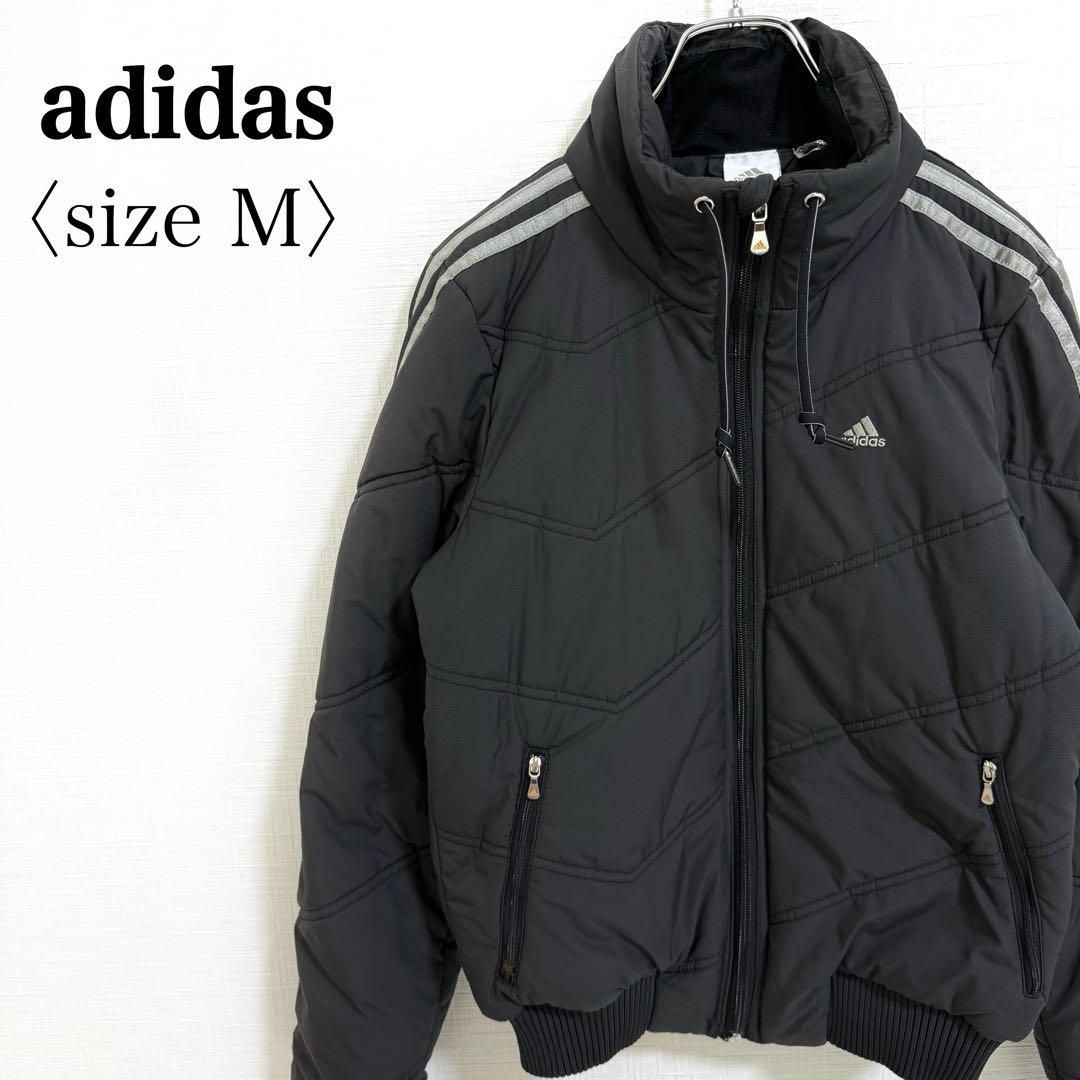 adidas CLIMAPROOF 中綿ジャケット M ブラック 撥水 防風 アディダス 