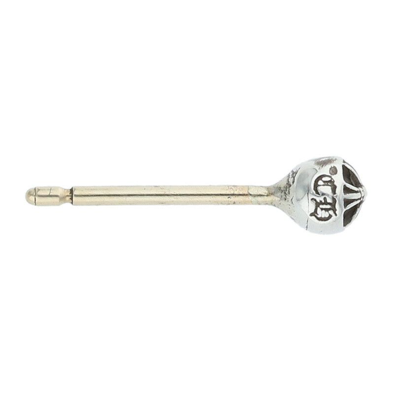 CHROME HEARTS (クロムハーツ) MINI CROSS BALL STUD ミニクロスボール