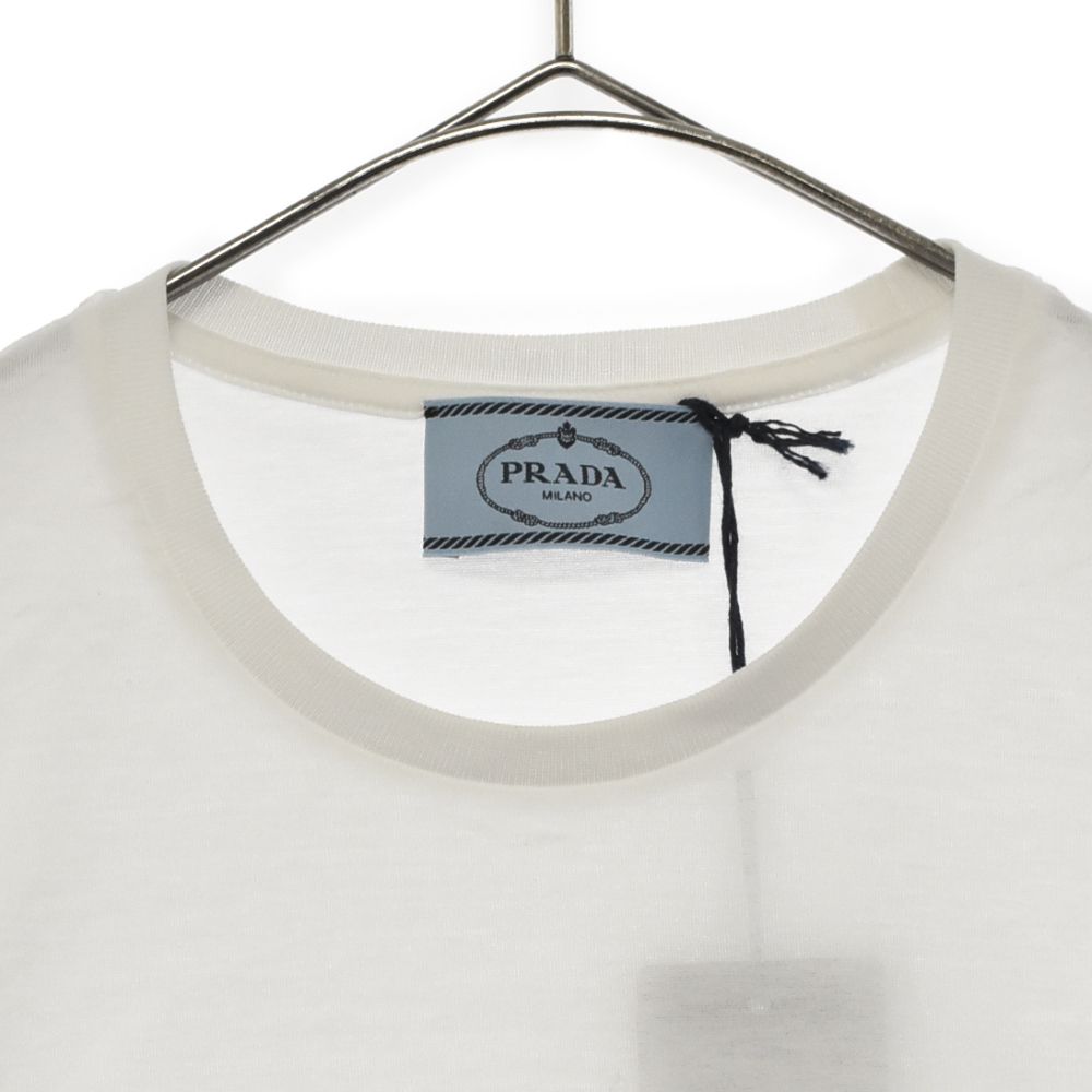 PRADA (プラダ) 19SS プレーン半袖Tシャツ ホワイト レディース DNA604  