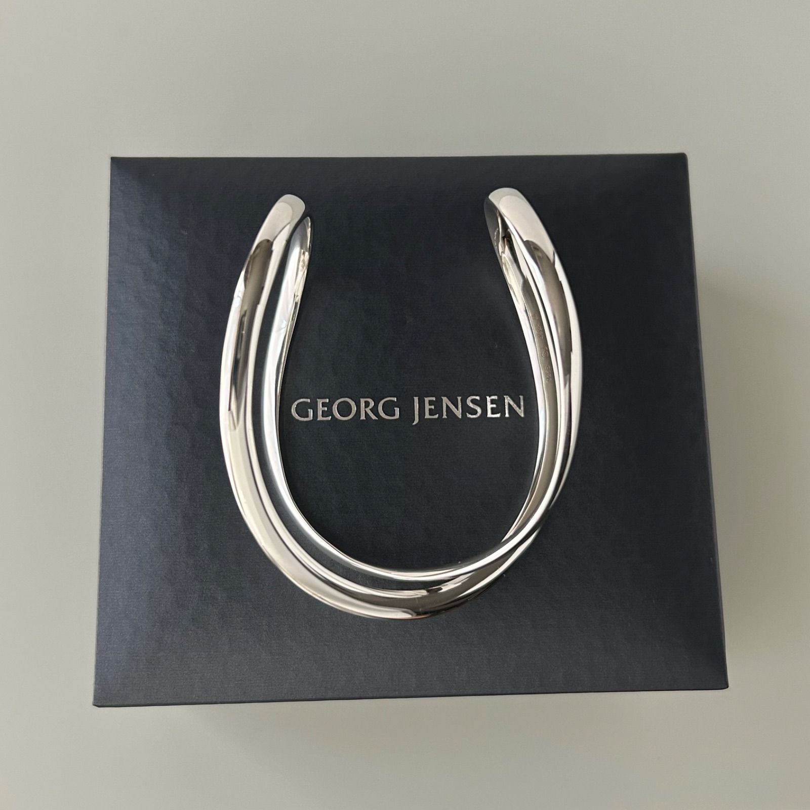 ジョージジェンセン 452A バングル カフ インフィニティ AG925 Georg Jensen #M