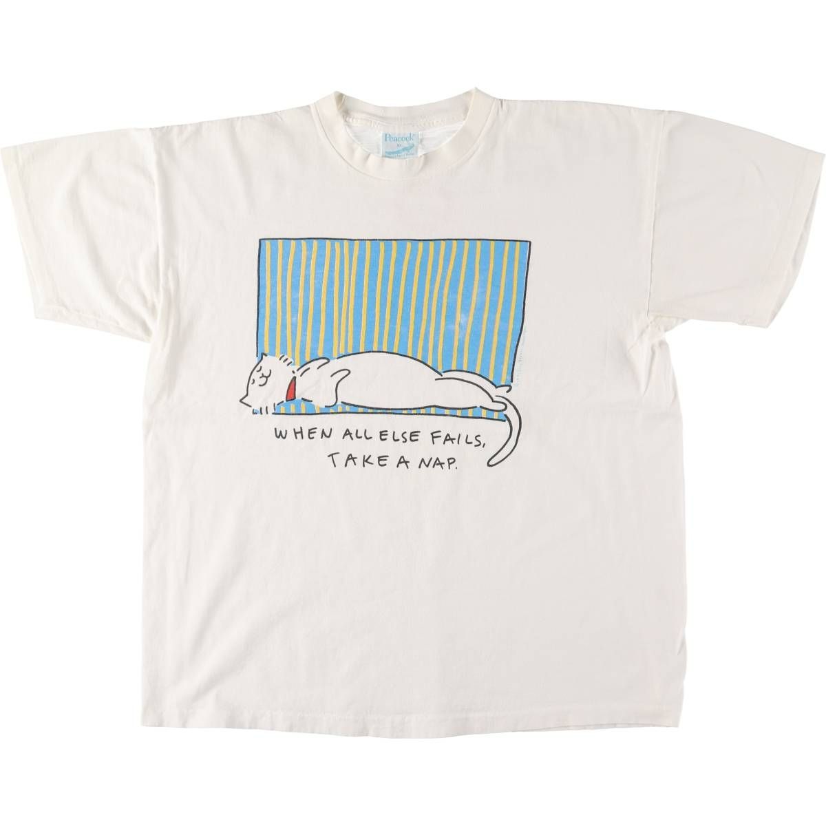 古着 90年代 PEACOCK SUZY BECKER スージーベッカー アートTシャツ メンズXL相当 ヴィンテージ|eaa549636