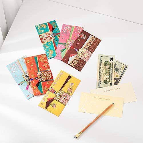 Pack of 6 Korean Traditional Envelope