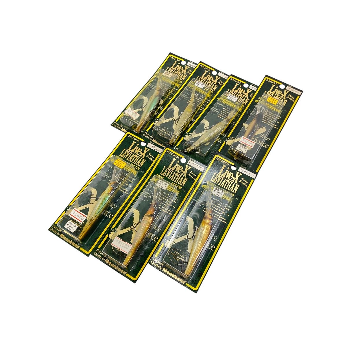 Megabass メガバス Live-X LEVIATHAN リヴァイアサン サスペンド 90mm 13.5g 7個セット ルアー 釣具 W9962578