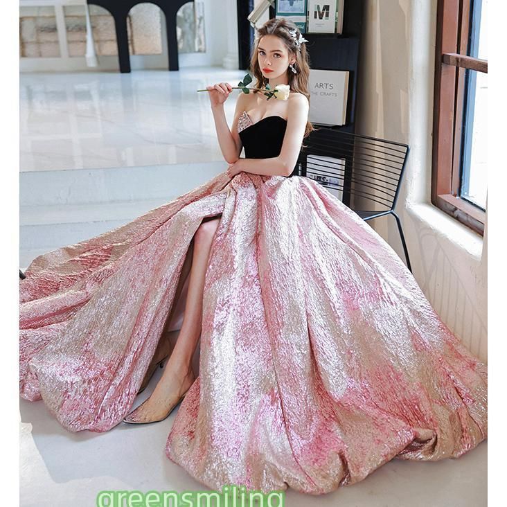 ウエディングドレス 2次会ドレス 演奏会 パーティドレス カラードレス  