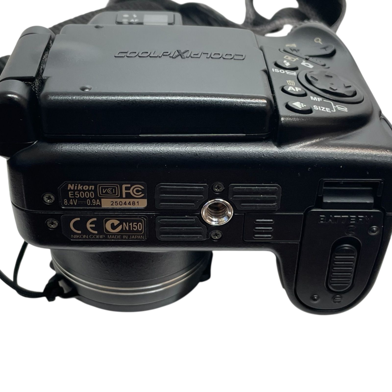 ニコンCOOLPIX 5000コンパクトデジタルカメラ バッテリ ワイコンUSB