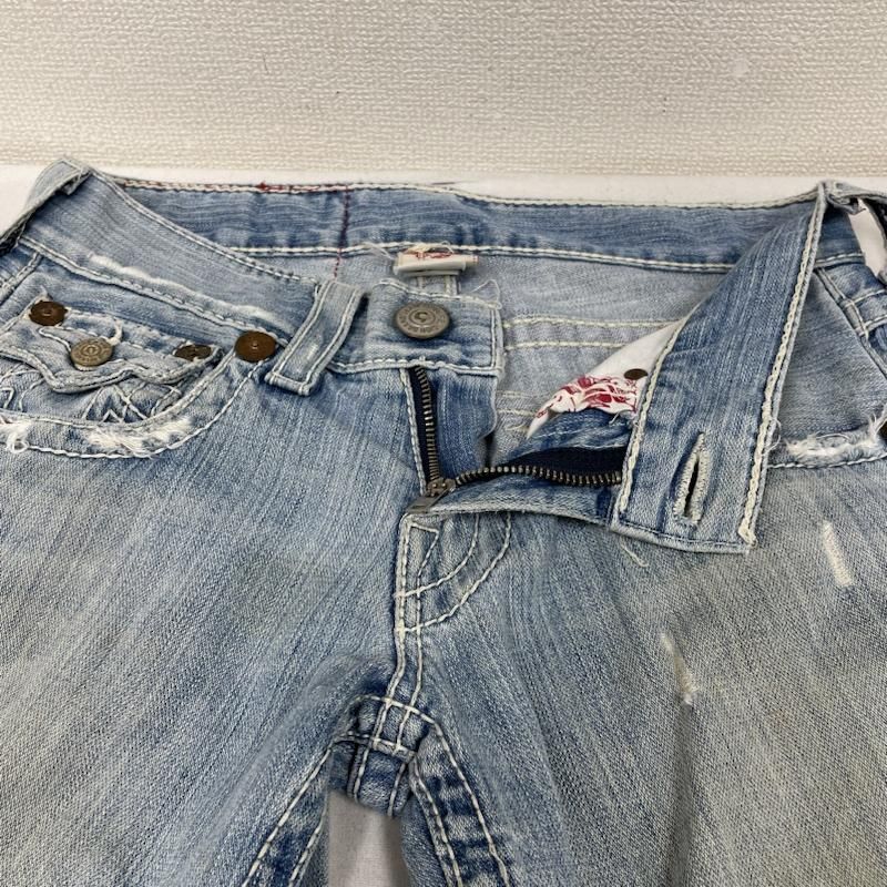 【美品】 トゥルーレリジョン デニム フレア ブーツカット JOEY BIG T トゥルーレリジョン JOEY BIG T フレアデニム USA レインボー 29