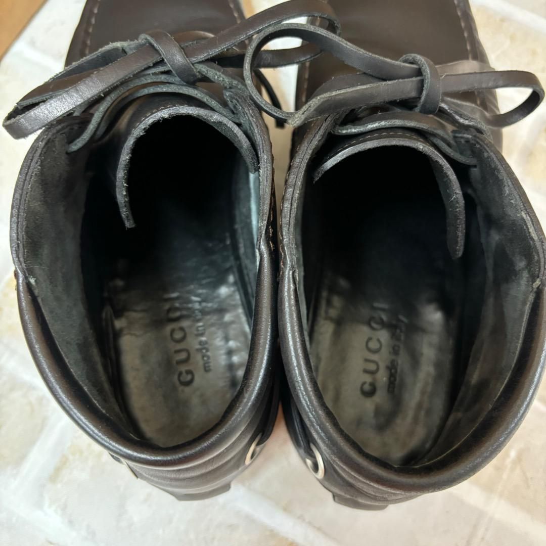 I338 ⭐ GUCCI チャッカブーツ 170304 - メルカリ 