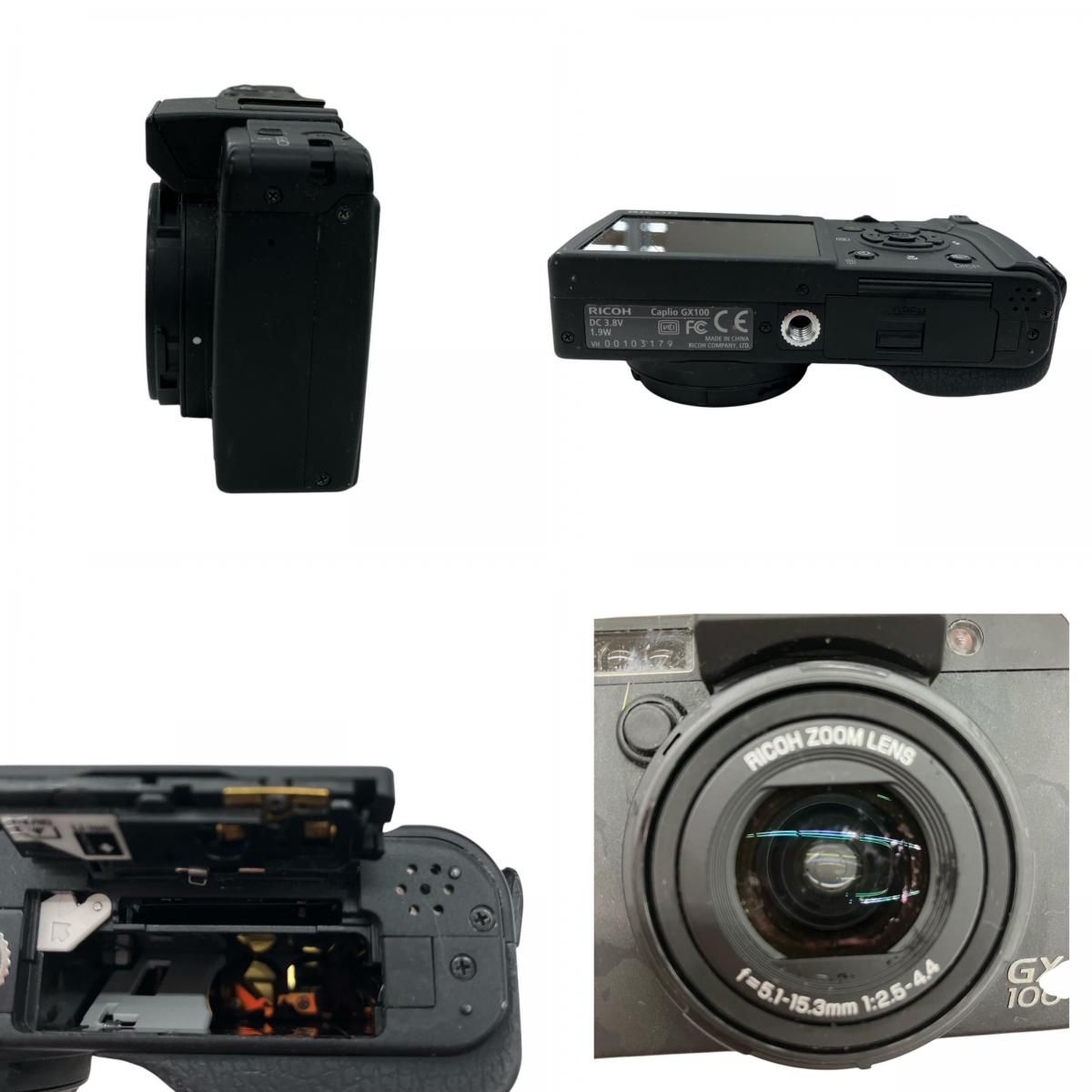 186000 現状品 RICOH リコー デジタルカメラ GX100 ブラック 【公式通販】