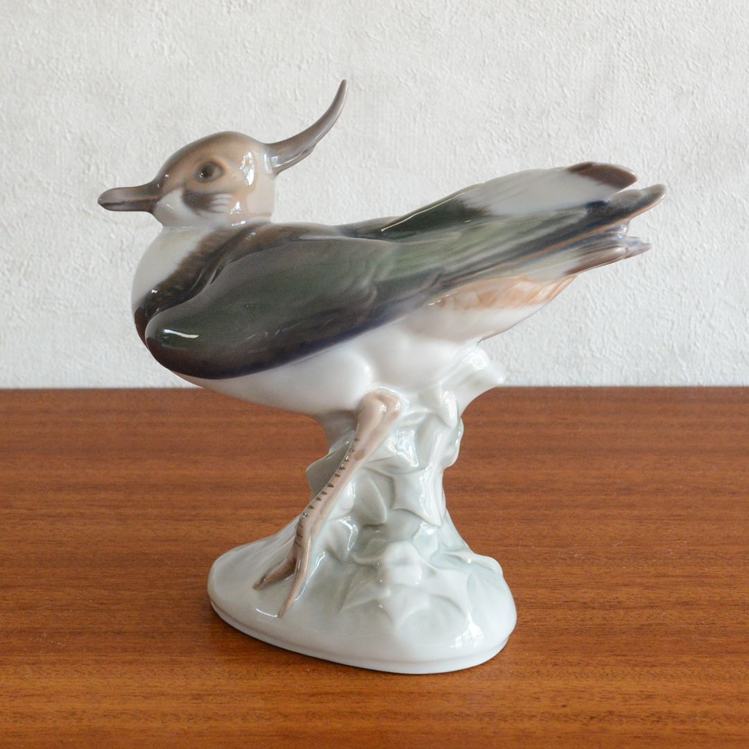 B&G ビングオーグレンダール フィギュリン Northern Lapwing タゲリ