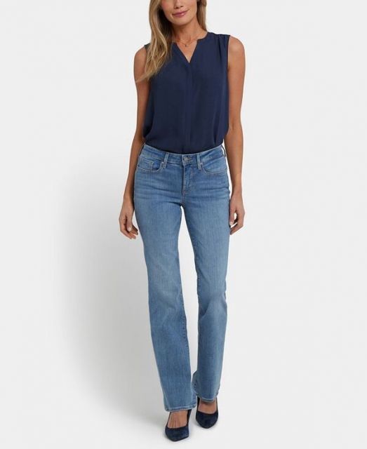 【送料無料】 エヌワイディージェイ レディース デニムパンツ ジーンズ ボトムス Women's Barbara Bootcut Jeans Corfu