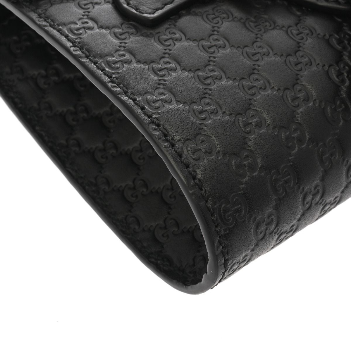 グッチ マイクログッチシマ エミリーミニ アウトレット品 ブラック  