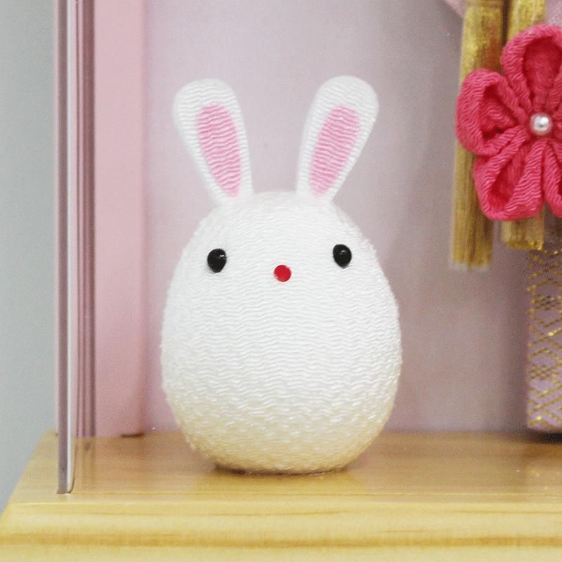 ７号 つまみ細工 凛 壁掛け羽子板 無垢白木 アクリルケース SKLAD-KIRPICHA_RU