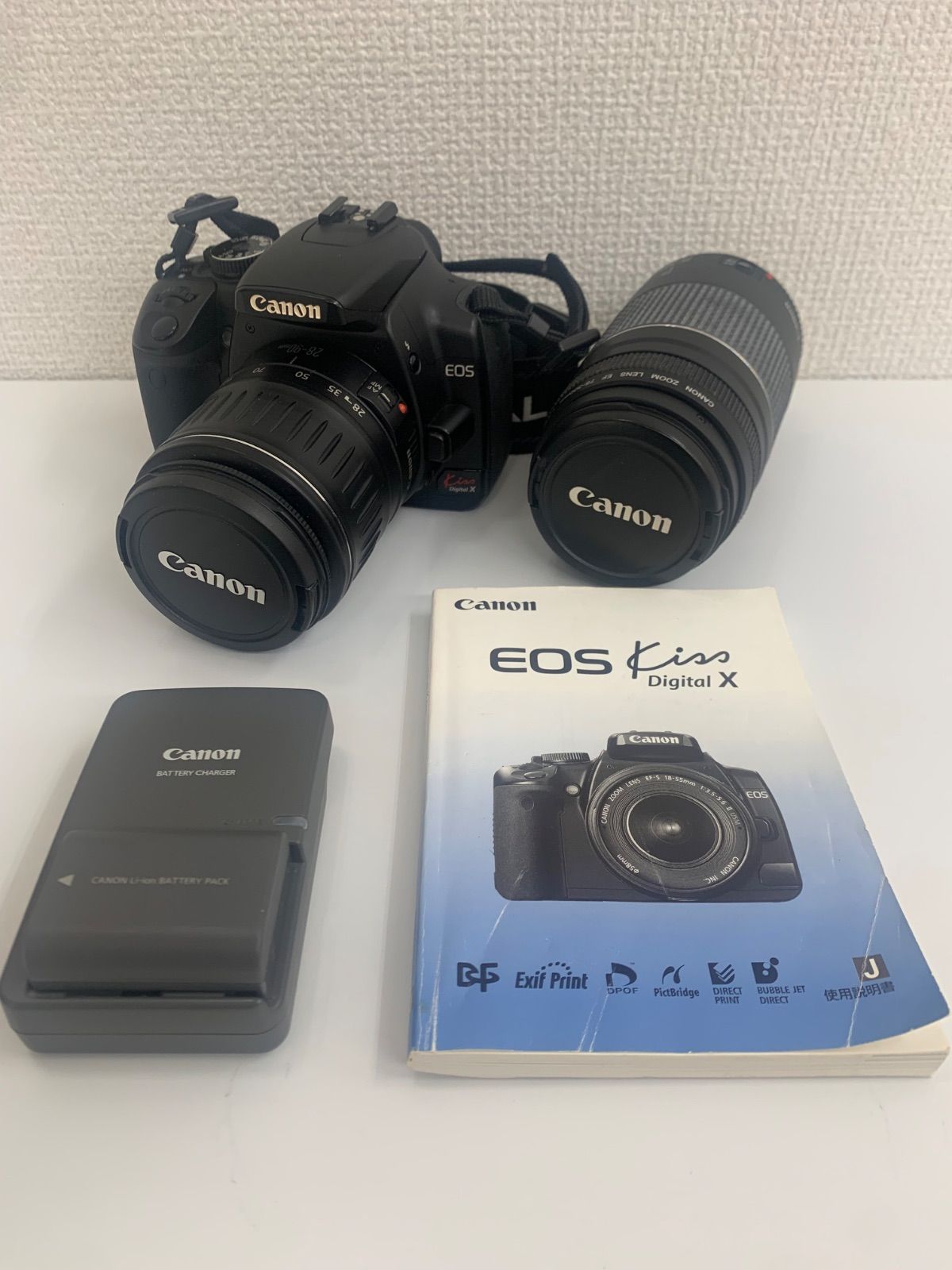 Canon Kiss digital X キャノン 超望遠レンズセット 一眼レフカメラ 