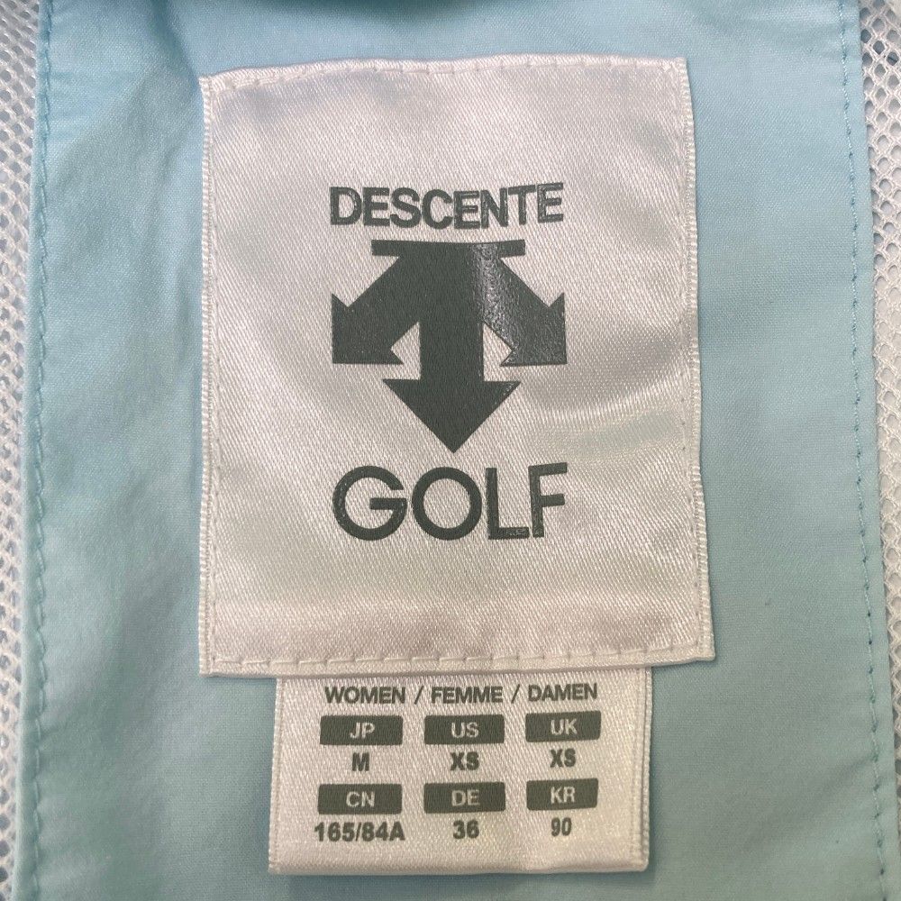 サイズ：M DESCENTE GOLF デサントゴルフ 4WAYレインワンピース ブルー