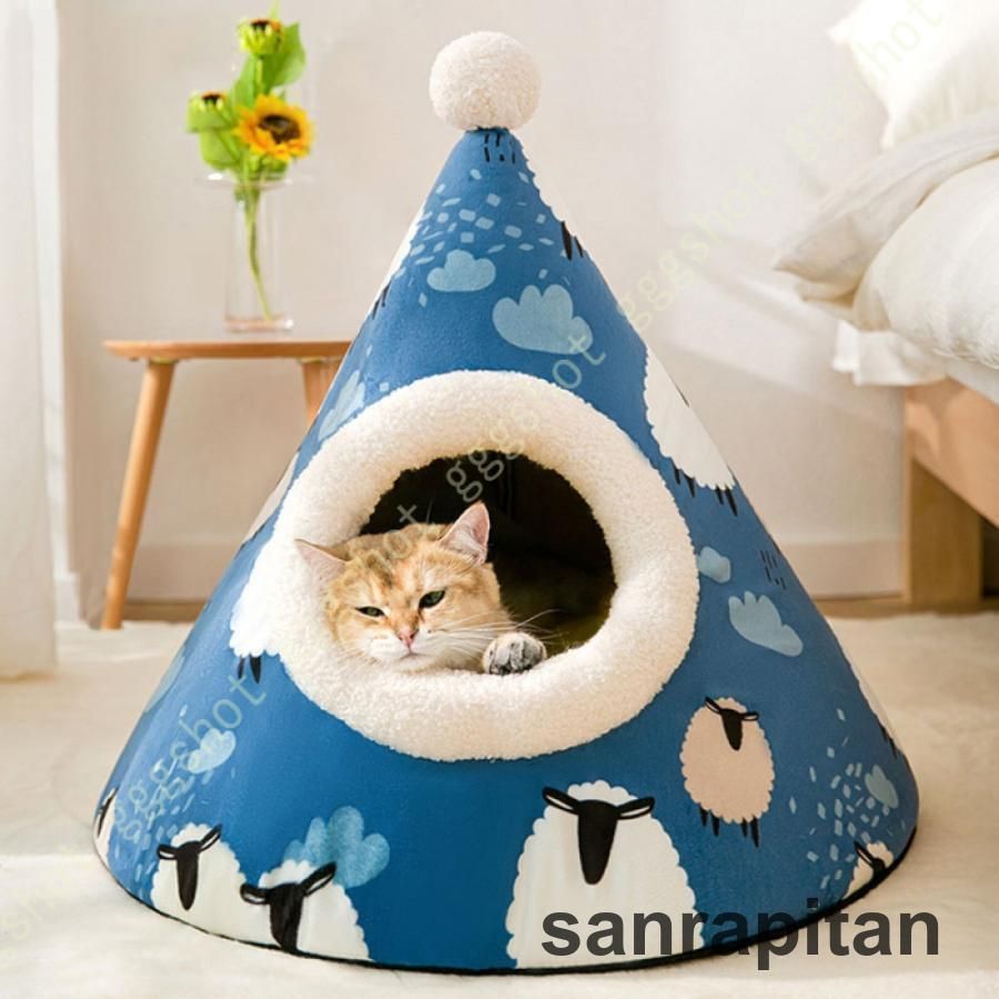 冬用 ペットクッション 犬猫兼用ベッド 厚保温 柔らかクッション性 脱着 カバー 滑り止め底面 省スペース設計 ペットの安眠をサポート kkkjpd