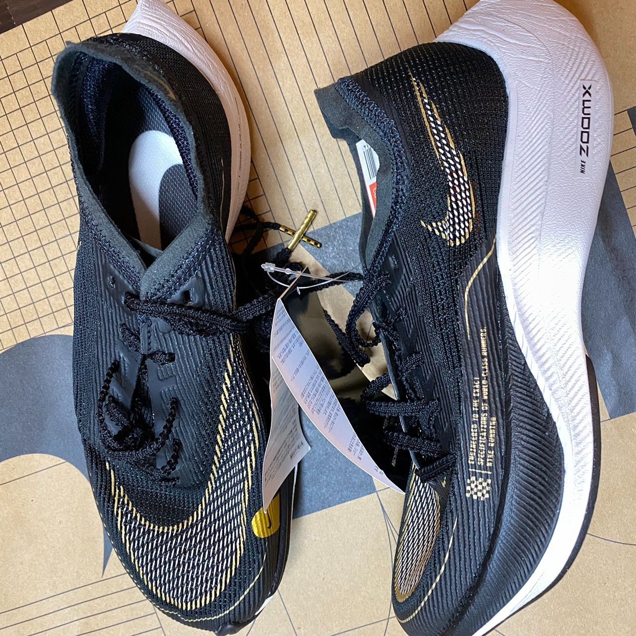 NIKE WMNS ZoomX VaporFly Next% 2 ズームX ヴェイパーフライ ネクスト% ウィメンズ スニーカー シューズ CU4123 -001 23.5 - メルカリ