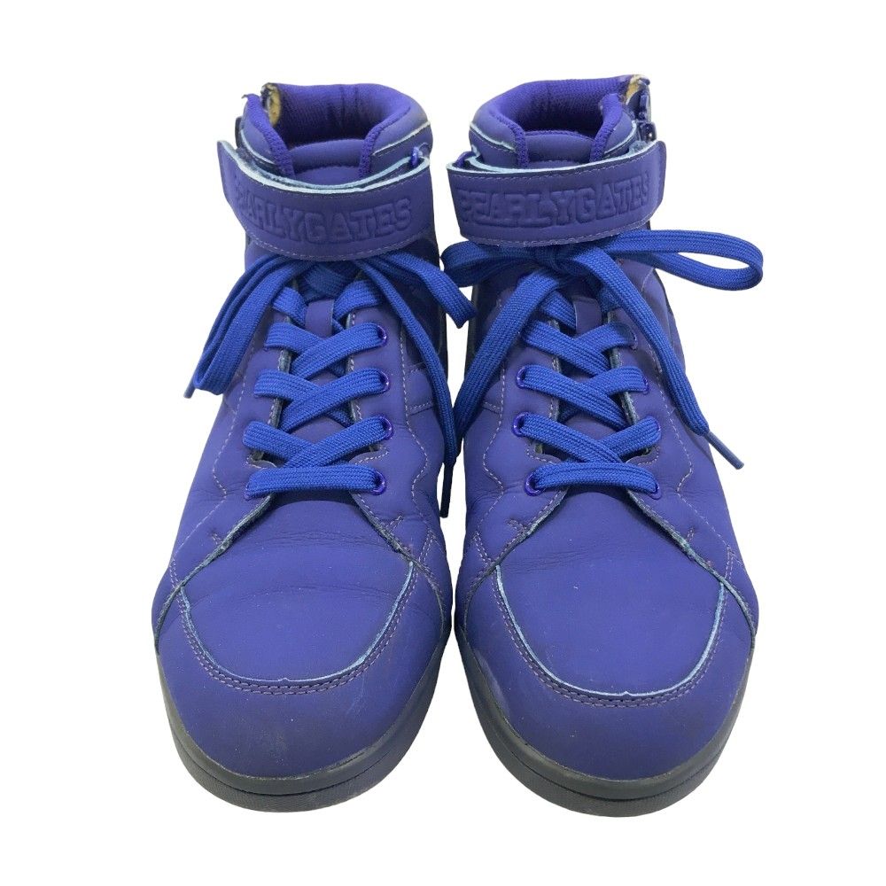 PEARLY GATES ネイビー ハイカットスニーカー PEARLY GATES パーリー