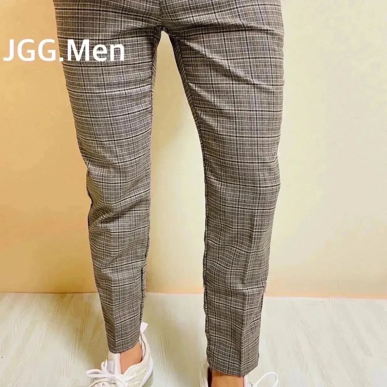 JGG.Men ジェイジージーメンスーツスキニーパンツチェック柄