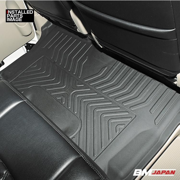 エブリイ ワゴン DA17W 2015 H27 .2 - スクラム ワゴン DG17W 3Dラゲッジ ラバーマット 1〜2列目 セット 1台分 ブラック 防水 防汚 防傷 アウトドア BM FFCRYSTALESIA_COM