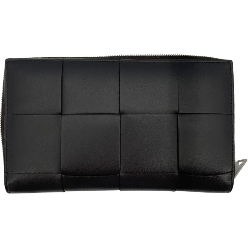 ⭐️ 極美品 ボッテガ ヴェネタ カセット ラウンドファスナー 長財布 ブラック ボッテガ・ヴェネタ BOTTEGA VENETA カセットラウンドファスナー